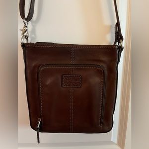 Fossil Brown Leather Crossbody Purse